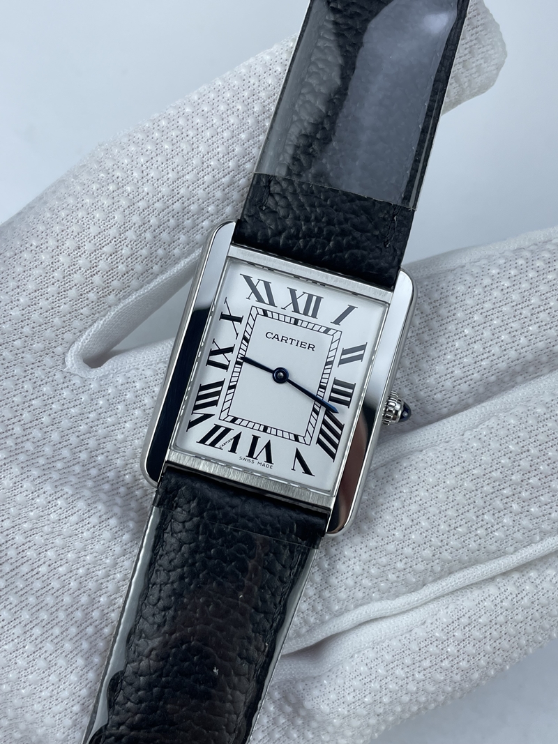 (준비완료/특급배송)NO.2442/ AF공장 까르띠에 탱크솔로 27MM 쿼츠