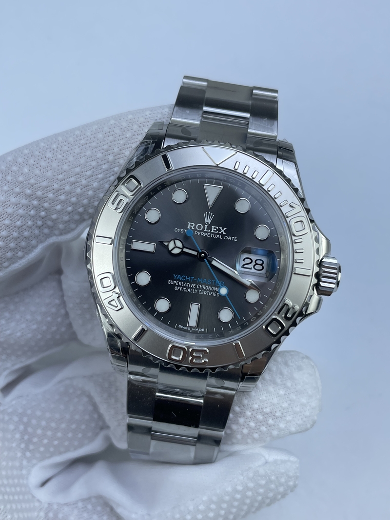 (준비완료/특급배송 할인판매)NO.3027/VS공장 요트마스터 그레이 3135풀카피 클론무브