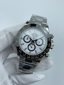 (준비완료/특급배송)NO.3540/초특급 갓성비 데이토나 스틸 세라믹베젤 화이트