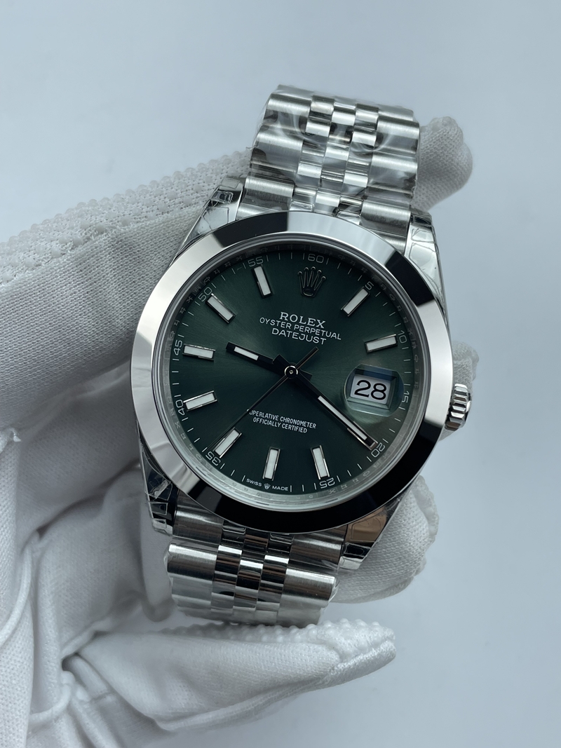 (준비완료/특급배송)NO.3566/VS공장 롤렉스 데이저스트 41미리 그린다이얼 돔베젤 쥬빌레